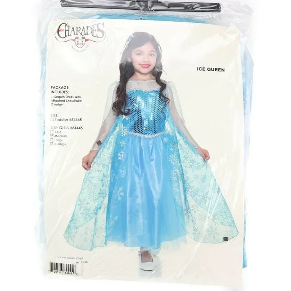 Costumes | Ice Queen Girls Blue Sequin Dress With Snowflake | Poshmark Costumes | Ice Queen Girls Blue Sequin Dress With Snowflake | Poshmark